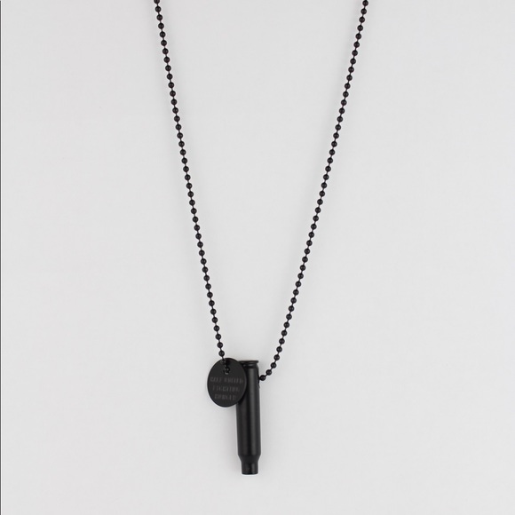 Half United Jewelry - NWT Eastwood Fighting Hunger Necklace Matte Black